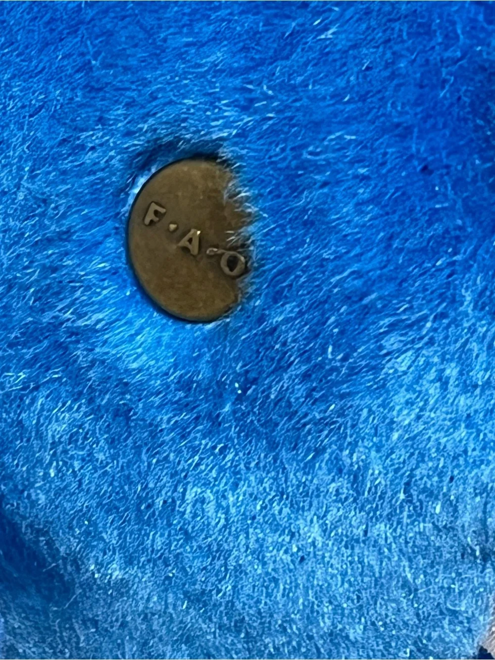 F.A.O. Schwartz Plush Peacock Toy - Blue and Green Feather Tail